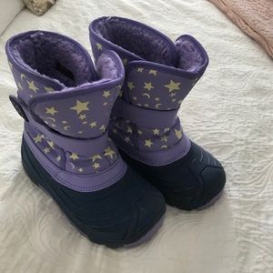 Purple Snow Boots Size 12
